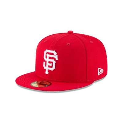 San Francisco Giants Gorra | New Era MLB Basic 59fifty Fitted Cap Mexico - Rojos